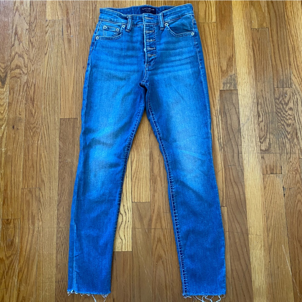 Lucky brand high waisted jeans